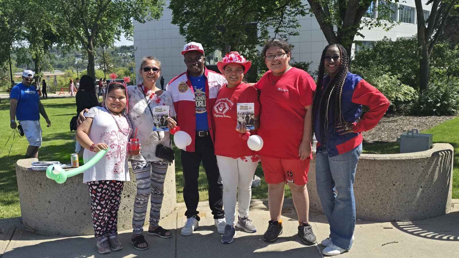 Community group at outreach event